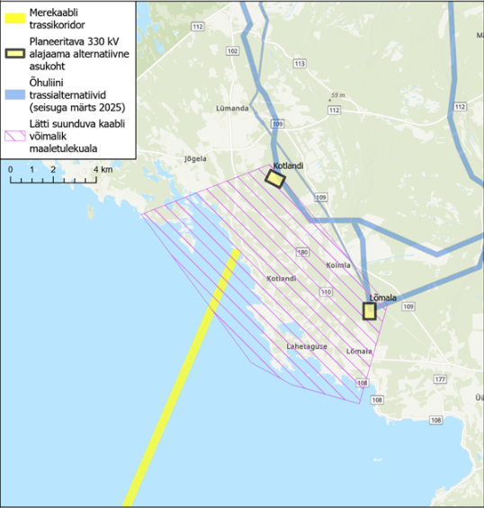 4. ühenduse võimalik maaletulekala